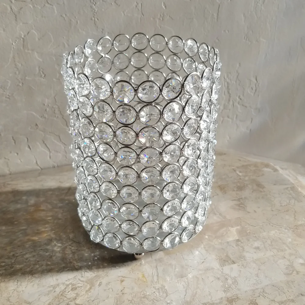 Z Gallerie Crystal Candle Holder